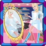 elisa shopping - dress up game android application logo